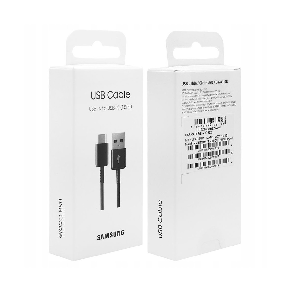 Cable de Carga y Datos Tipo-C para Samsung compatible con varios modelos 1m