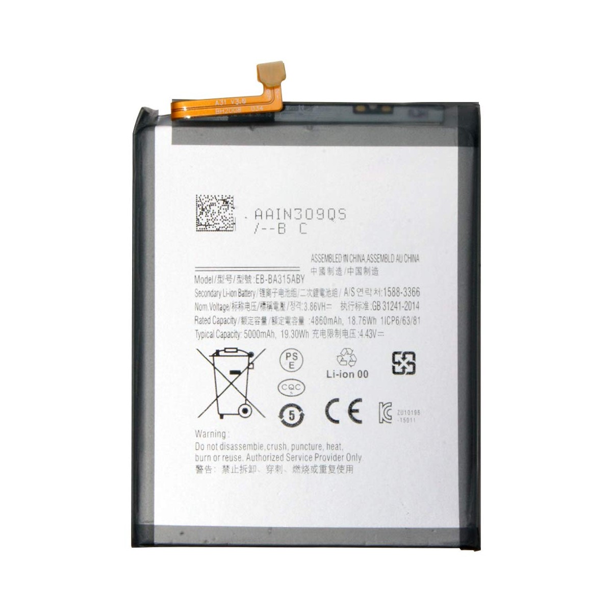 Bateria Samsung Galaxy A31 A315