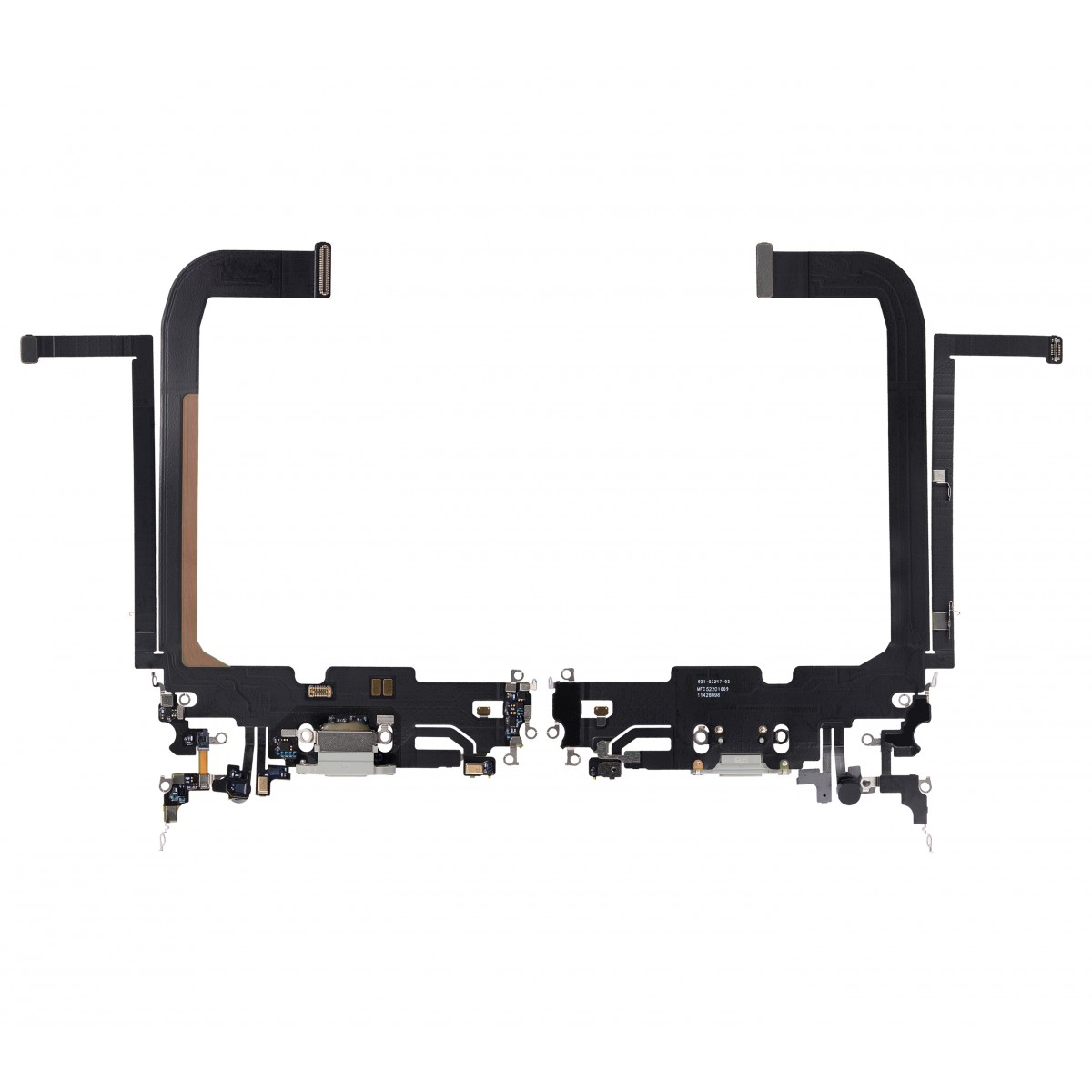 Flex de carga y micro iPhone 13 Pro Max (A2484, A2641, A2643, A2644, A2645) Blanco