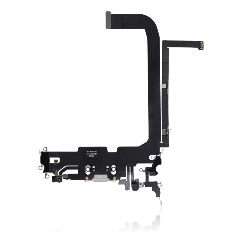 Flex de carga y micro iPhone 13 Pro Max (A2484, A2641, A2643, A2644, A2645) Blanco