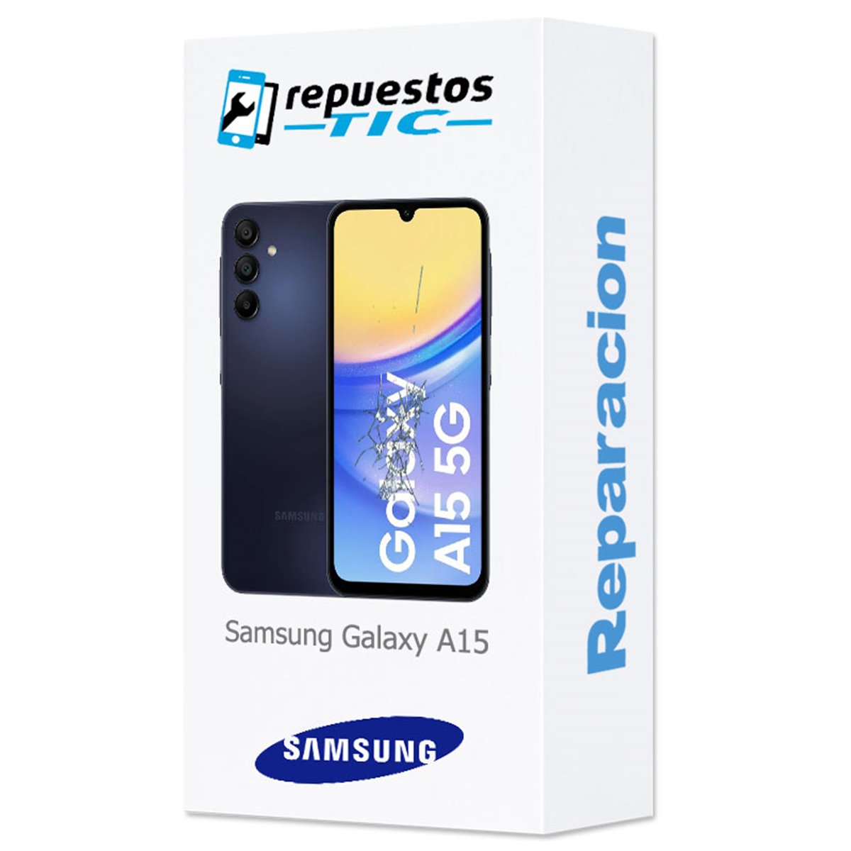 Cambio pantalla Samsung Galaxy A15 A155 4G/ A156 5G original Service Pack Negra