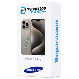 Cambio tapa trasera iPhone 15 Pro 