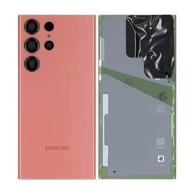 Tapa trasera original Samsung Galaxy S23 Ultra 5G S918 Rojo