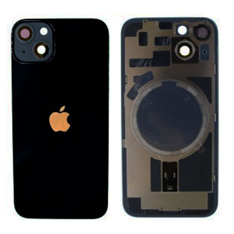 Tapa trasera con marco iPhone 14 (facil instalacion) Negro