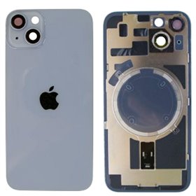 Tapa trasera con marco iPhone 14 (facil instalacion) Azul