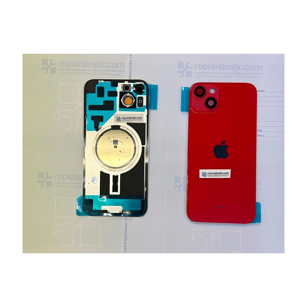 Chasis iPhone 14 Plus (sin componentes) Rojo