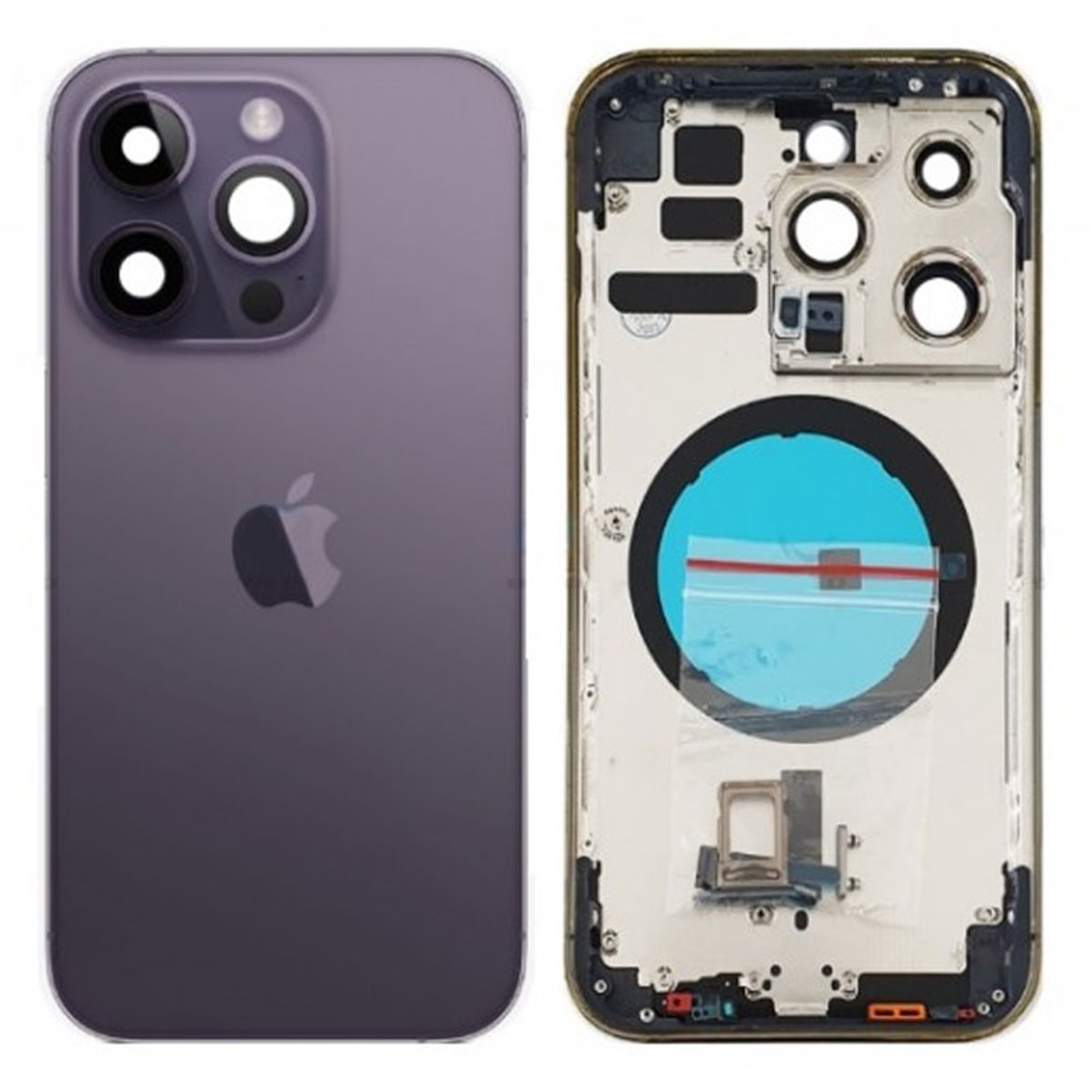 Chasis iPhone 14 Pro (sin componentes) Purpura