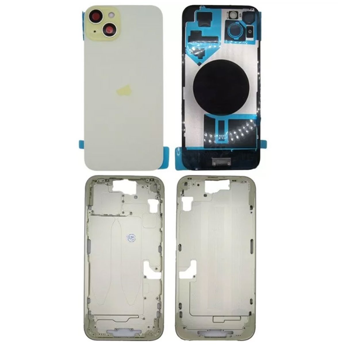 Chasis iPhone 15 (sin componentes) Amarillo