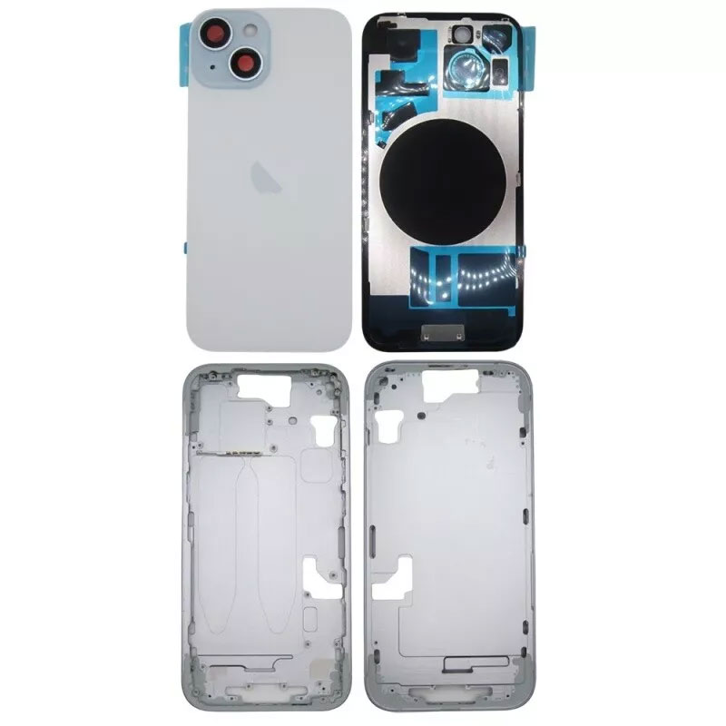 Chasis iPhone 15 plus (sin componentes) Azul