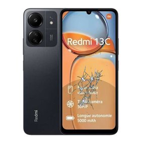 Cambio Pantalla original Xiaomi Redmi 13C Service Pack Negra