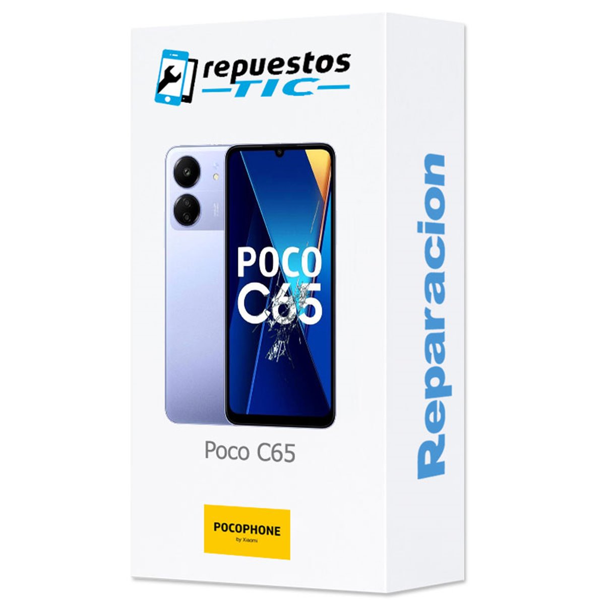 Cambio Pantalla original Poco C65 Service Pack Negra