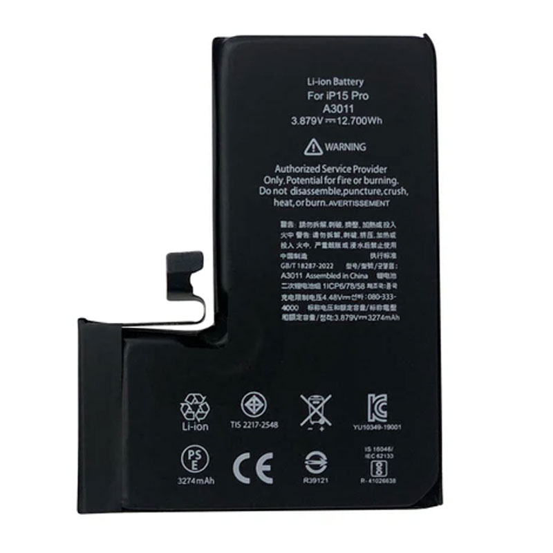 Bateria iPhone 15 Pro calidad Premium 