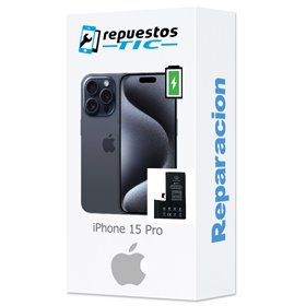 Cambio Bateria iPhone 15 Pro calidad Premium 