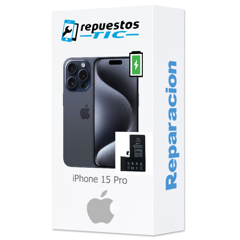 Cambio Bateria iPhone 15 Pro calidad Premium 