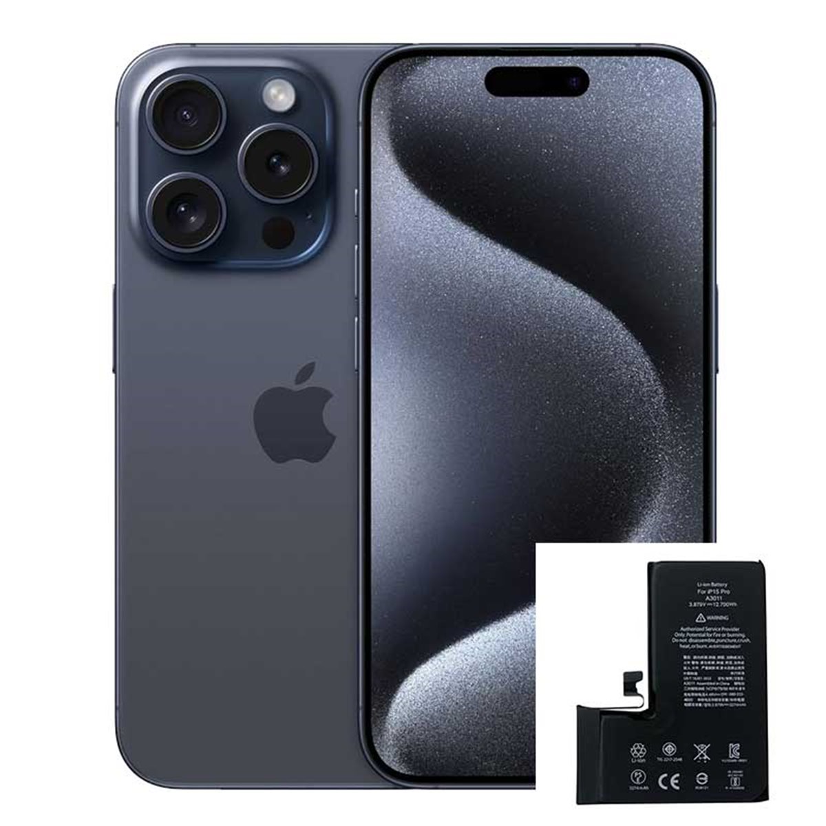 Cambio Bateria iPhone 15 Pro calidad Premium 