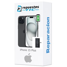 Cambio Bateria iPhone 15 Plus calidad Premium 