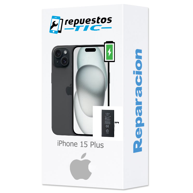 Cambio Bateria iPhone 15 Plus calidad Premium 