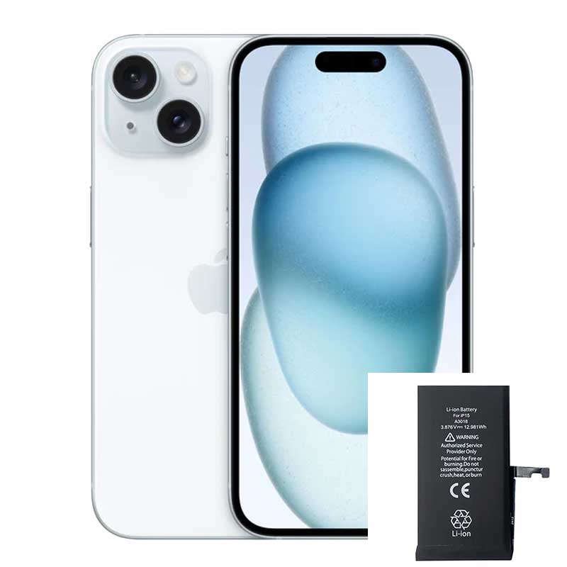 Cambio Bateria iPhone 15 calidad Premium 