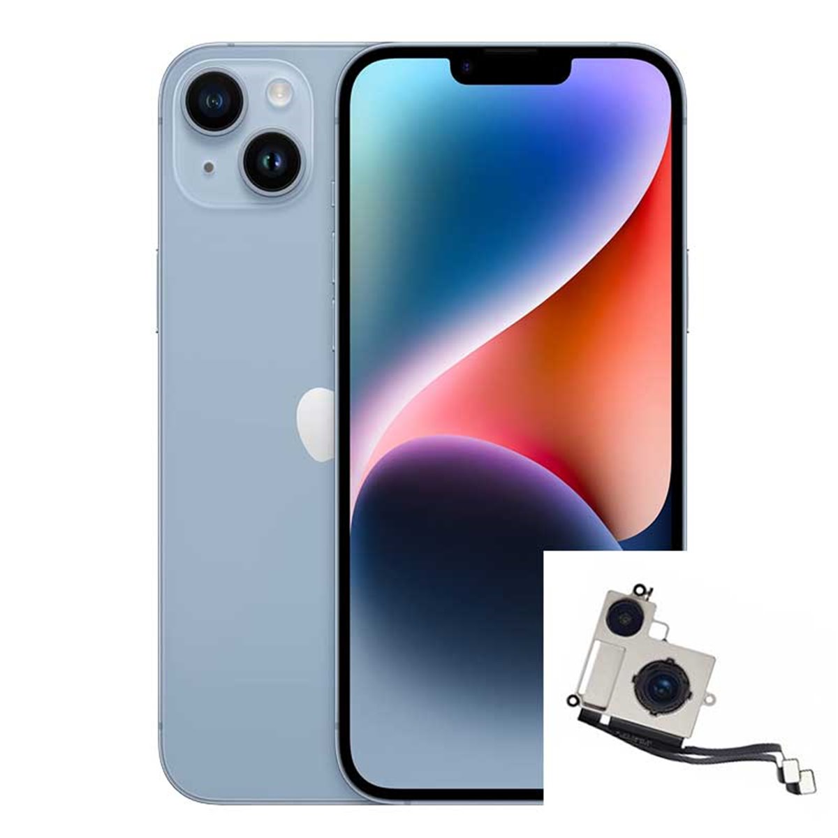 Cambio Camara trasera iPhone 14 Plus 