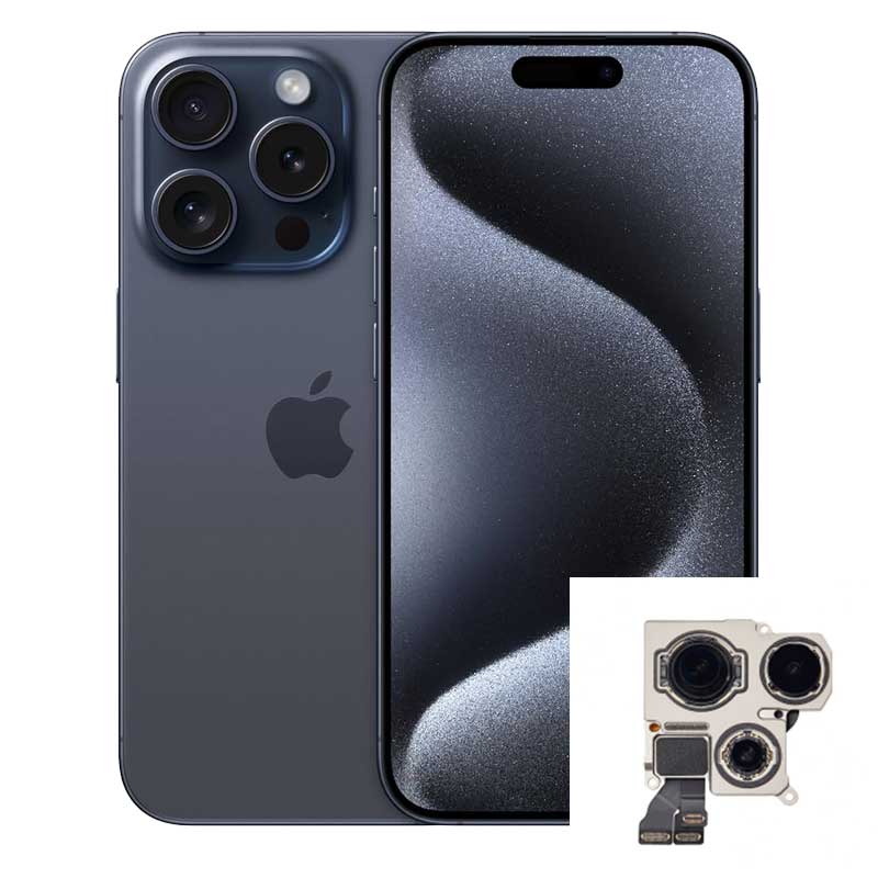 Cambio Camara trasera iPhone 15 Pro 