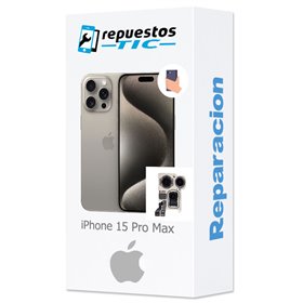 Cambio Camara trasera iPhone 15 Pro Max 