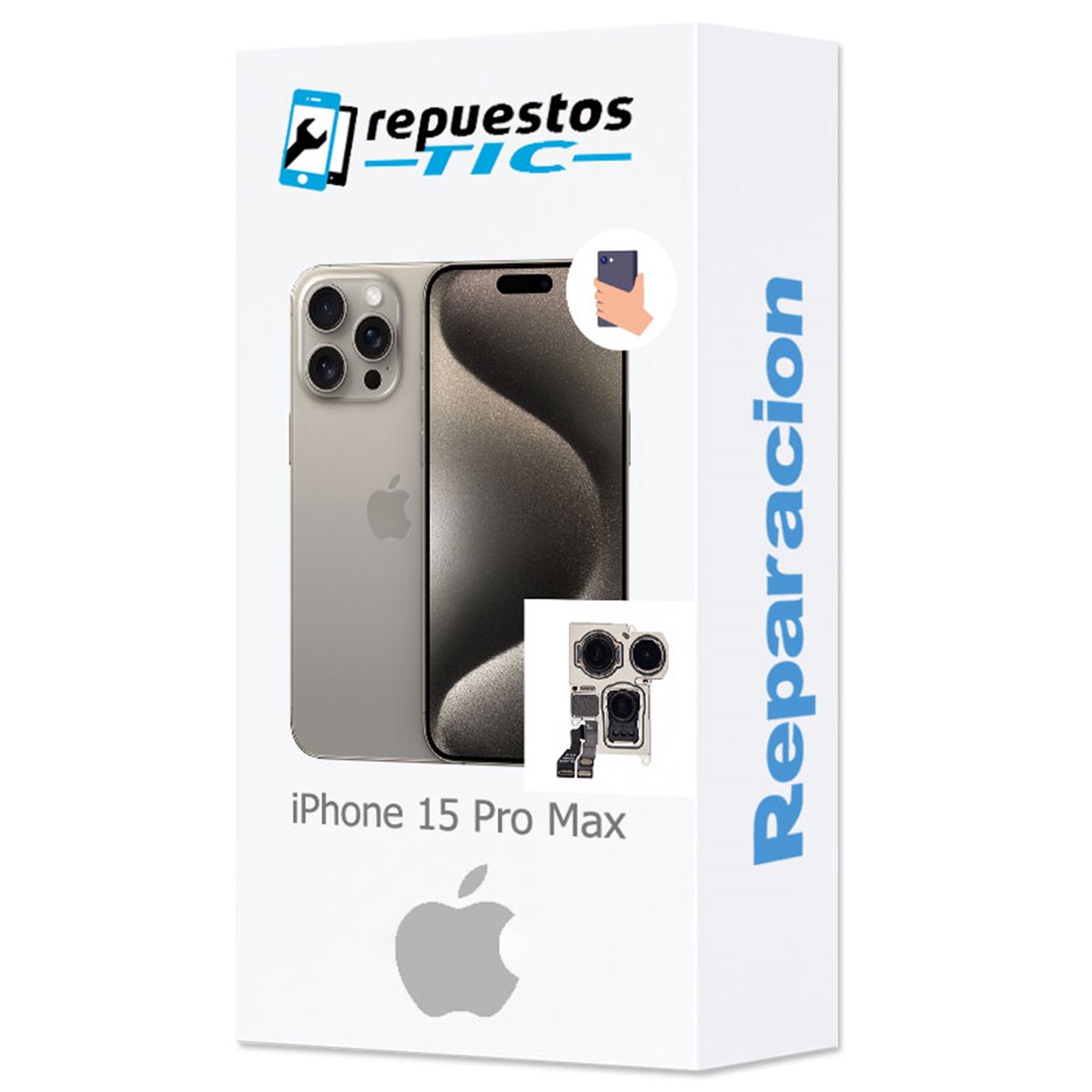 Cambio Camara trasera iPhone 15 Pro Max 