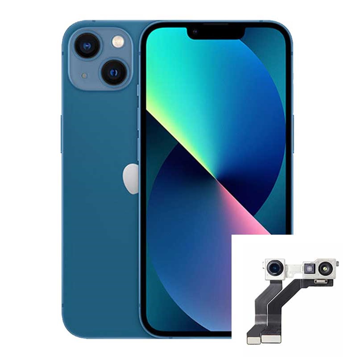 Cambio Camara frontal iPhone 13 Mini 