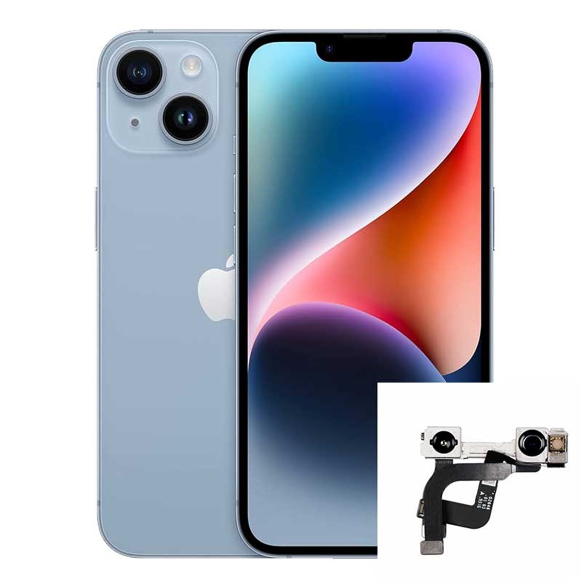 Cambio Camara frontal iPhone 14 