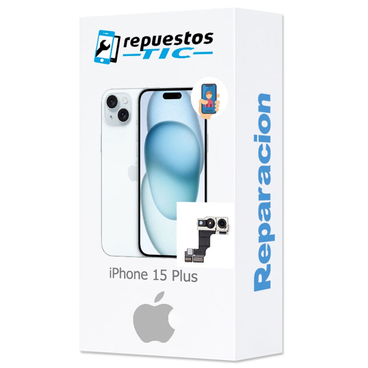 Cambio Camara frontal iPhone 15 Plus 