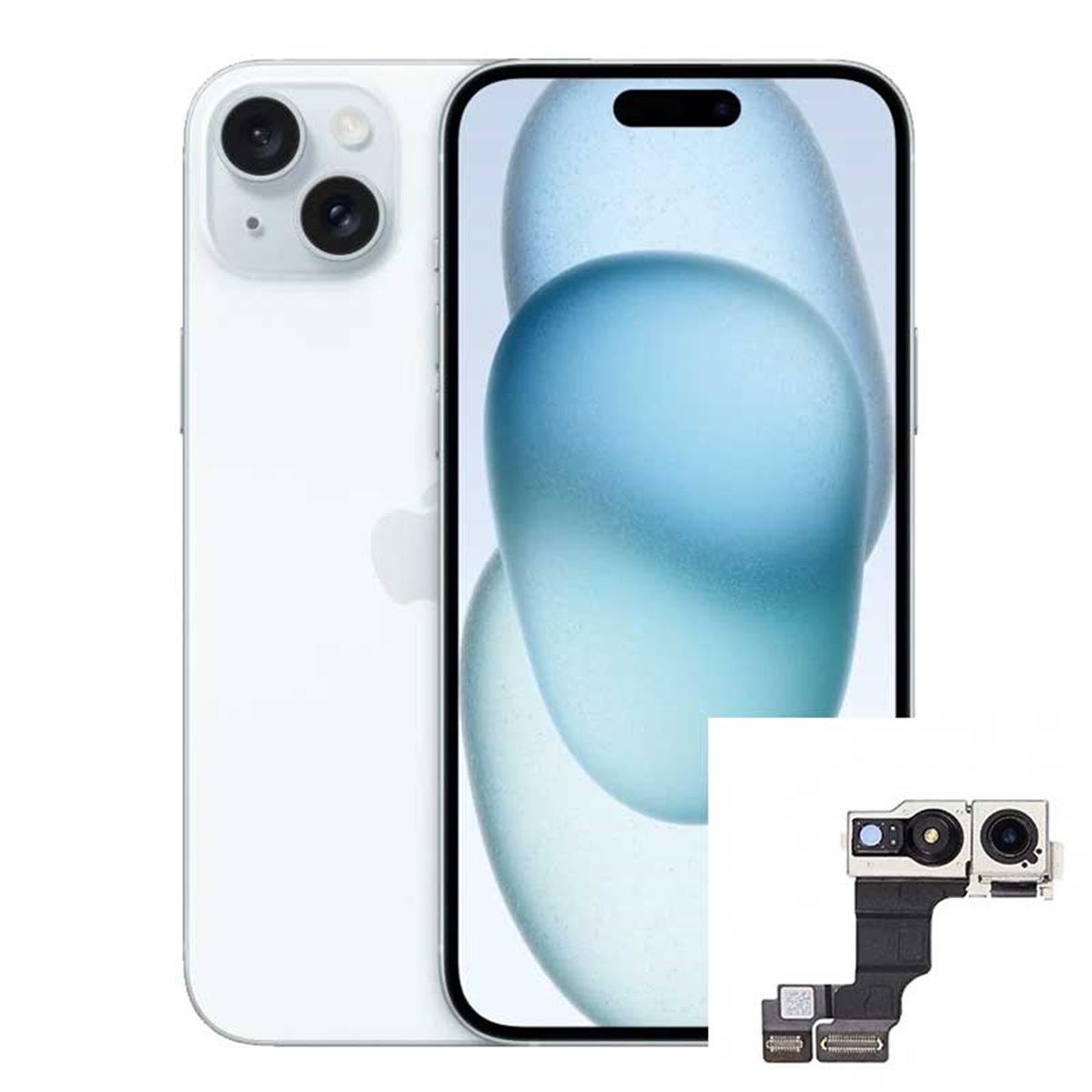 Cambio Camara frontal iPhone 15 Plus 