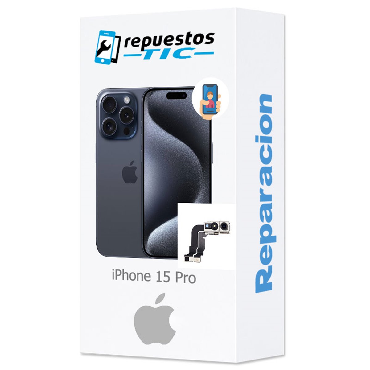 Cambio Camara frontal iPhone 15 Pro 