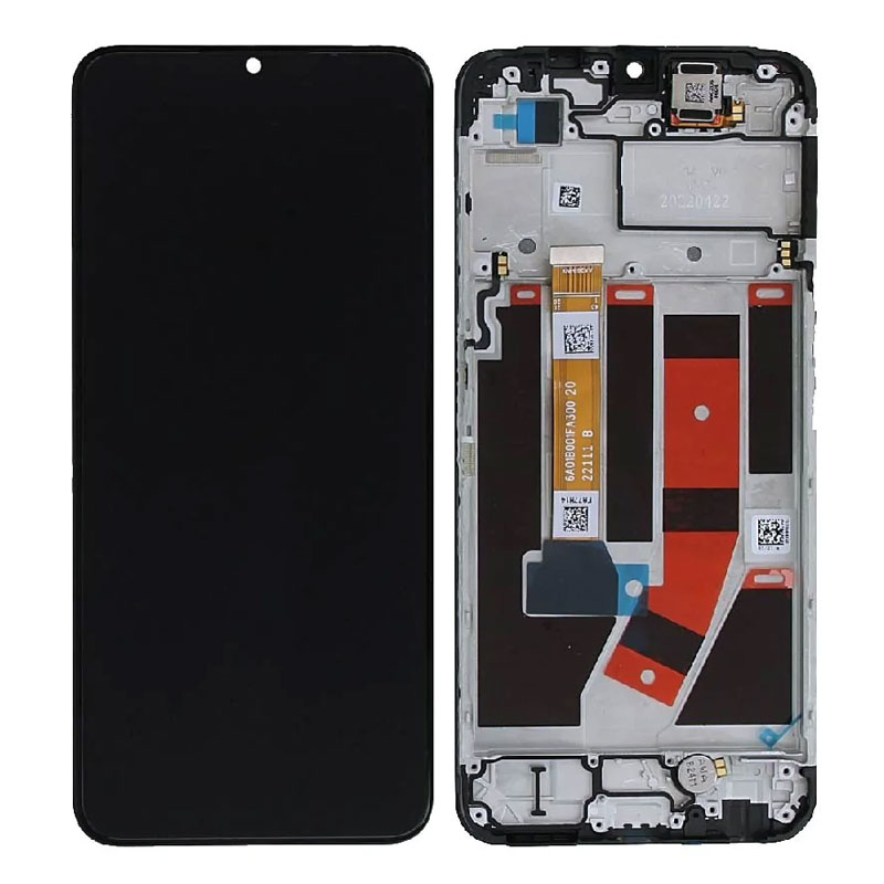 Pantalla original Oppo A77 4G (CPH2385) Service Pack Negra