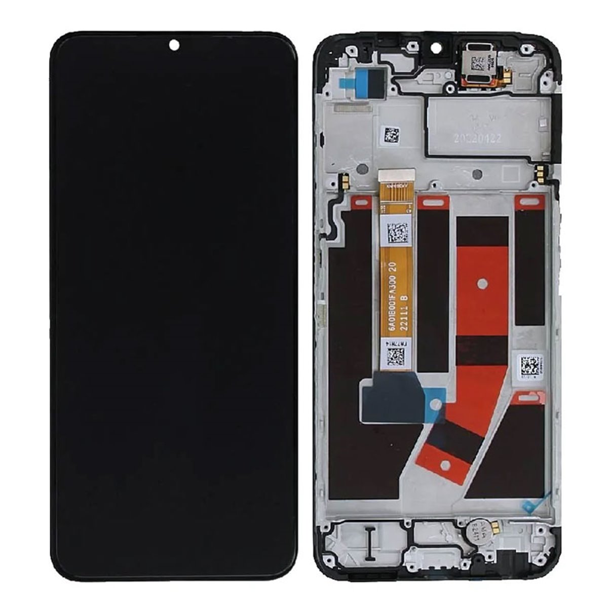 Pantalla original Oppo A77 4G (CPH2385) Service Pack Negra