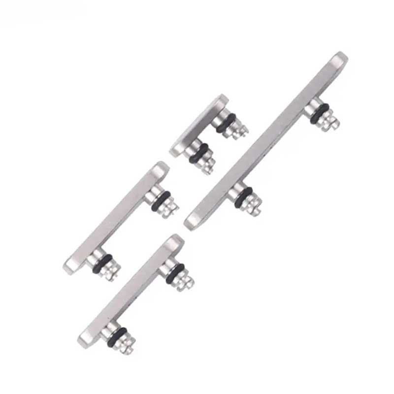 Set botones laterales iPhone 16 Pro Max Blanco