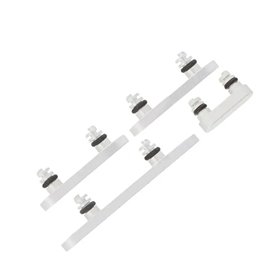 Set botones laterales iPhone 16 Blanco