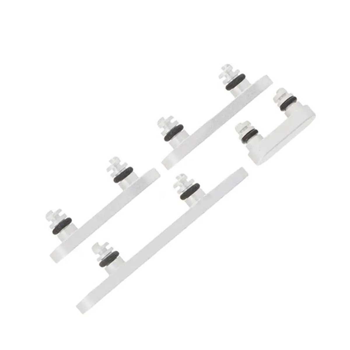 Set botones laterales iPhone 16 Blanco