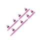 Set botones laterales iPhone 16 Rosa