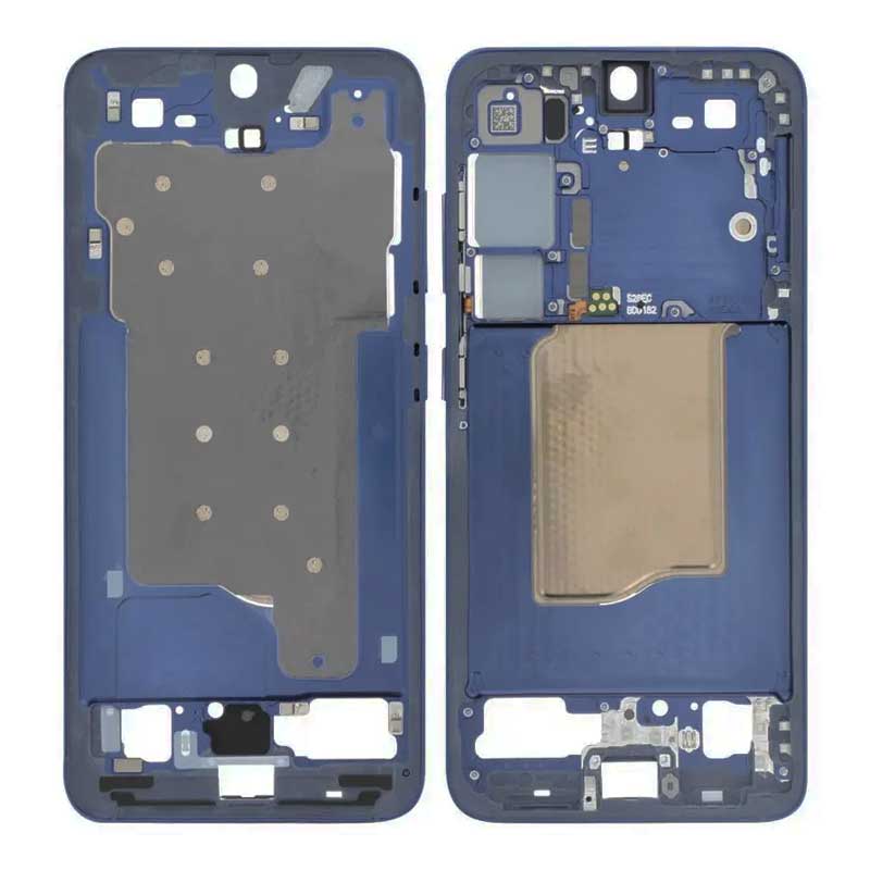 Chasis intermedio original Samsung Galaxy S25 S931B Azul Nocturno