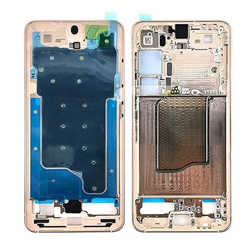 Chasis intermedio original Samsung Galaxy S25 S931B Oro Rosa
