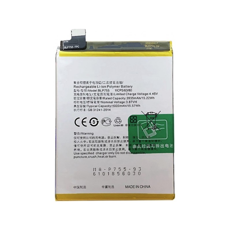 Bateria Oppo OPPO Reno 3 Reno 3 Pro Find X2 Lite Find X2 Neo calidad Premium