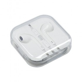 Auriculares manos libres jack iphone Blanco