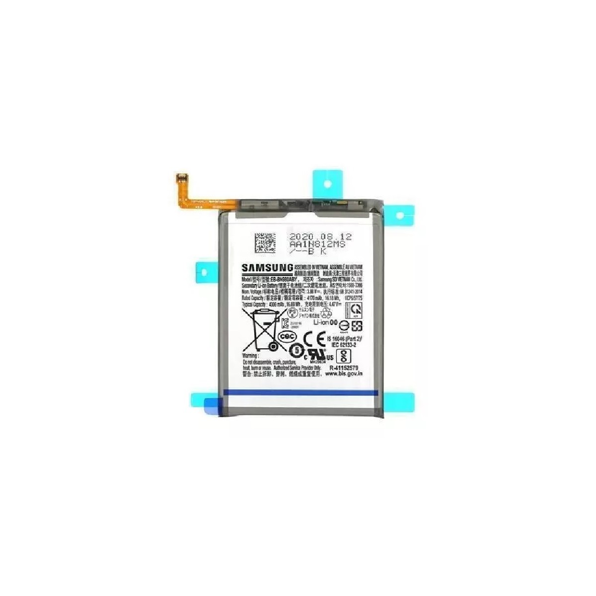 Bateria original Samsung Galaxy Note 20/ 20 5G N980 N981 EB-BN980ABY 4300 mAh Service Pack