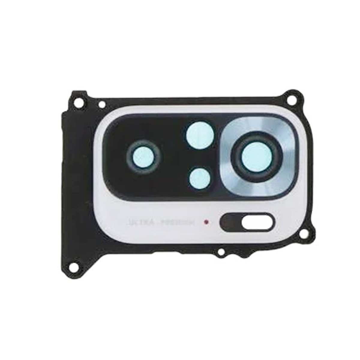 Lente Camara trasera con embellecedor (blanco) Xiaomi Redmi Note 10 4G/ Note 10s 