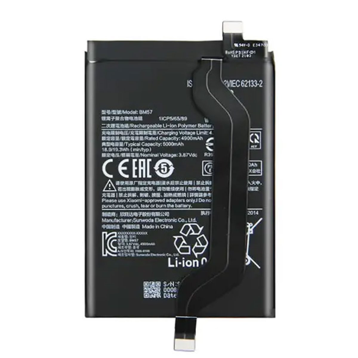 Bateria BM57 Xiaomi Redmi Note 10 Pro 5g/ Poco X3 GT 