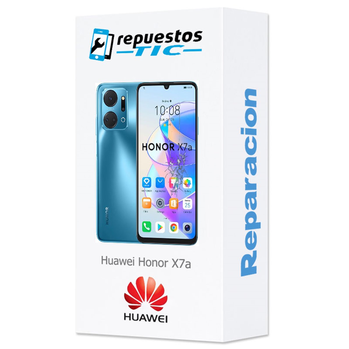 Cambio pantalla Huawei Honor X7a completa LCD + tactil 
