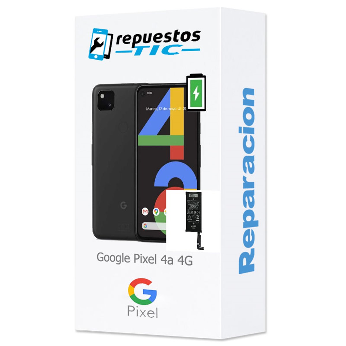 Cambio Bateria original Google Pixel 4a 4G