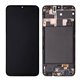 Pantalla Samsung Galaxy A20 A205 completa con marco Negra