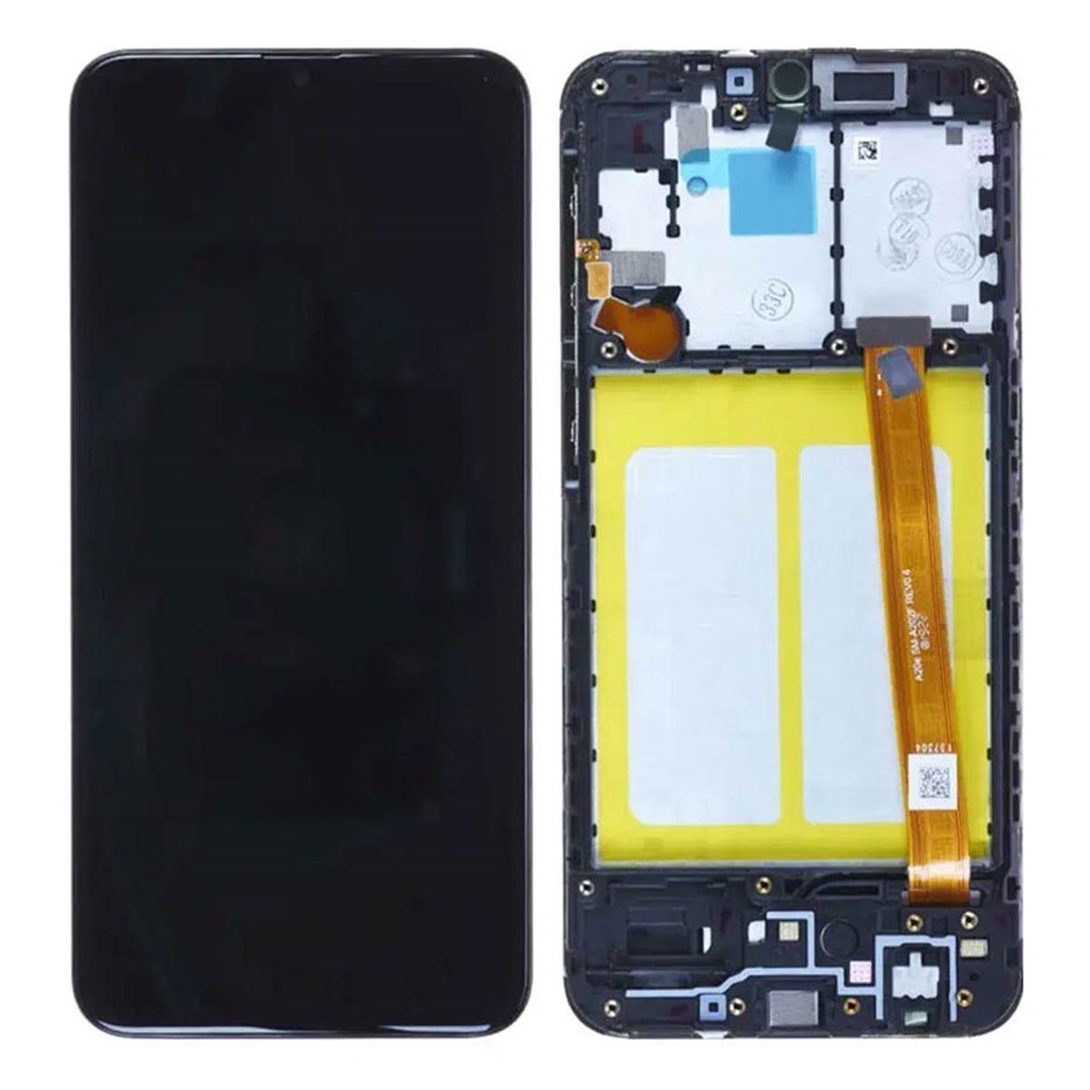 Pantalla Samsung Galaxy A20e A202 OLED Negra con marco