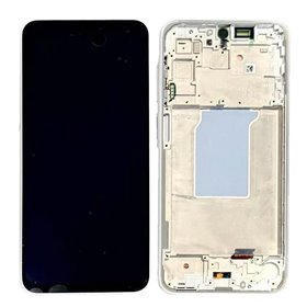 Pantalla Samsung Galaxy A26 5G A266 OLED blanca con marco