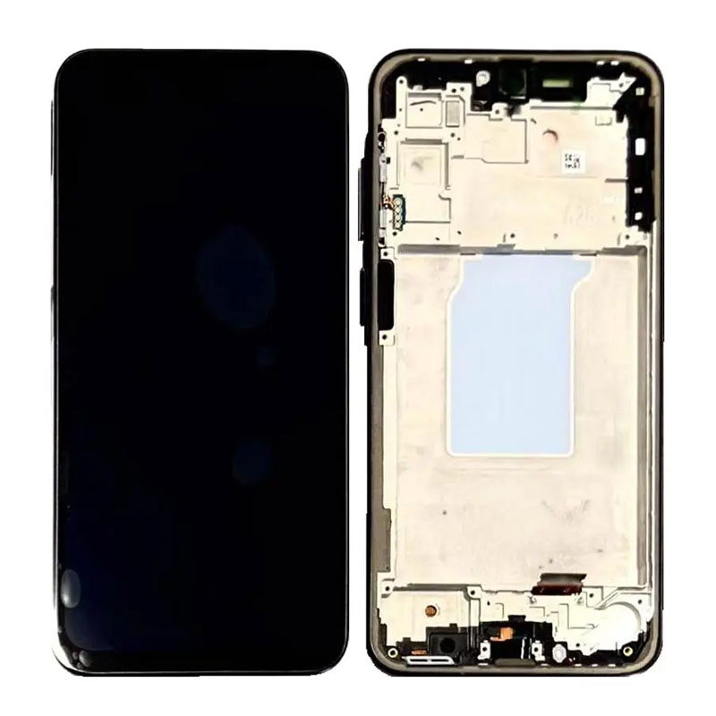 Pantalla Samsung Galaxy A26 5G A266 OLED negra con marco